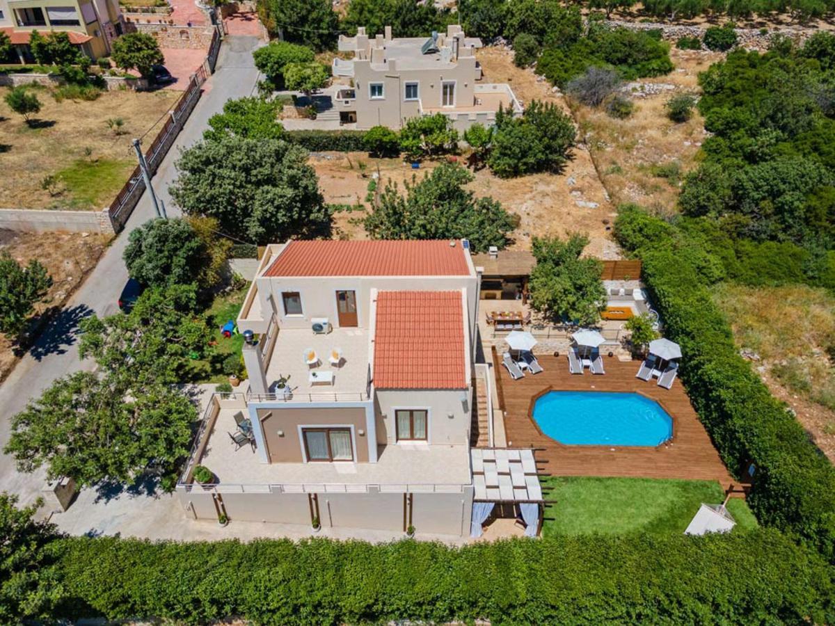 Villa Ellovos With Private Pool Rétino Exterior foto