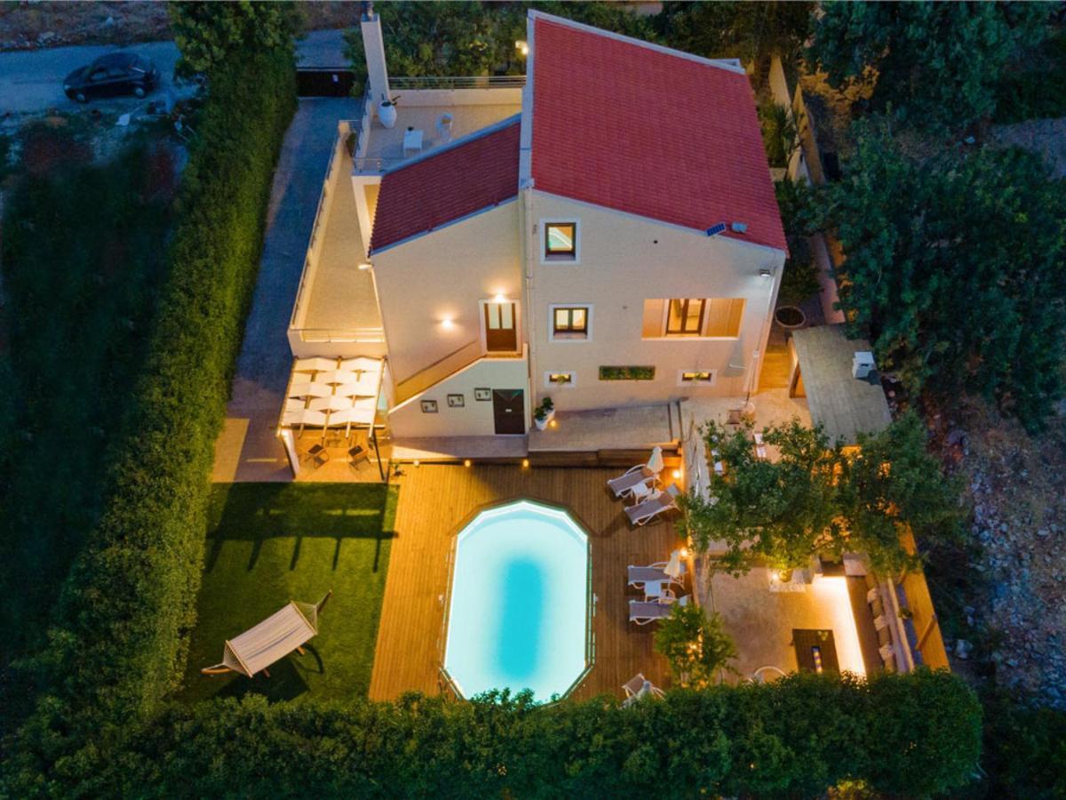 Villa Ellovos With Private Pool Rétino Exterior foto