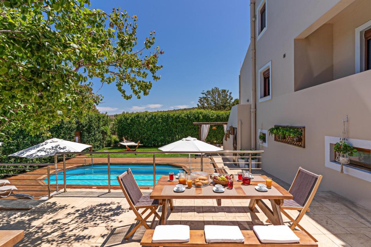 Villa Ellovos With Private Pool Rétino Exterior foto